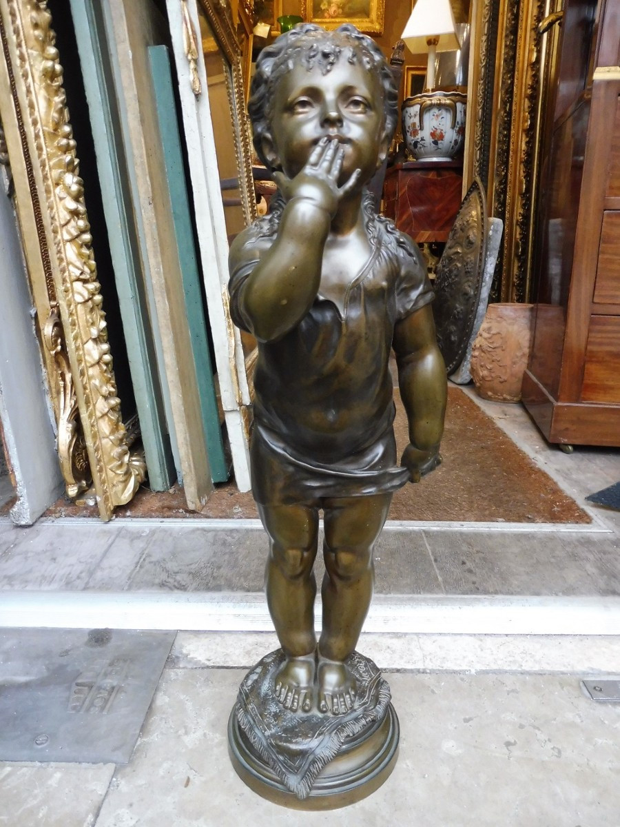 Bronze Sculpture Signed Lecorney "stupidity"  