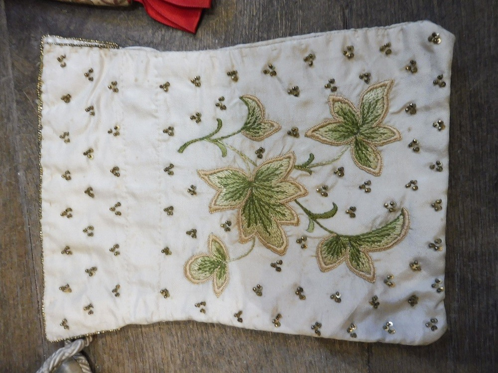 Four Embroidered Works Circa 1900-photo-3
