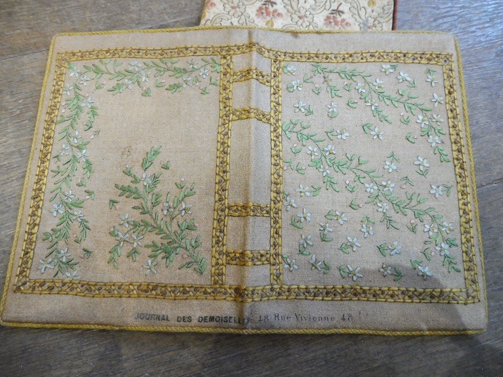 Four Embroidered Works Circa 1900-photo-1