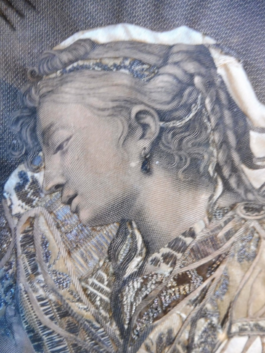 17th Century Engraving Of "mary Magdalene Repentant"  -photo-3