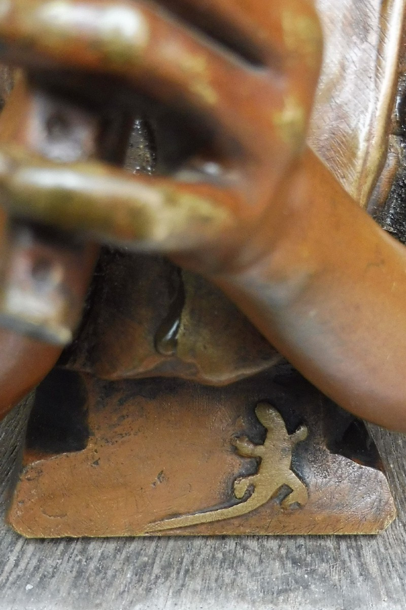 Bronze Sculpture By Villanis-photo-2