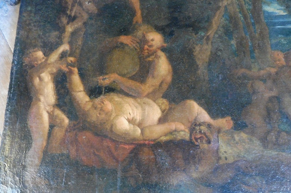 Hst From The 17th Century Italian School, -photo-2