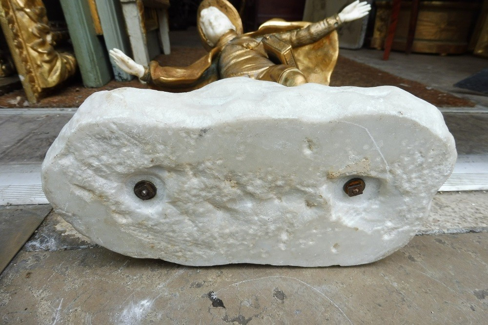 Chryslephantine Sculpture Signed Ruffony -photo-1