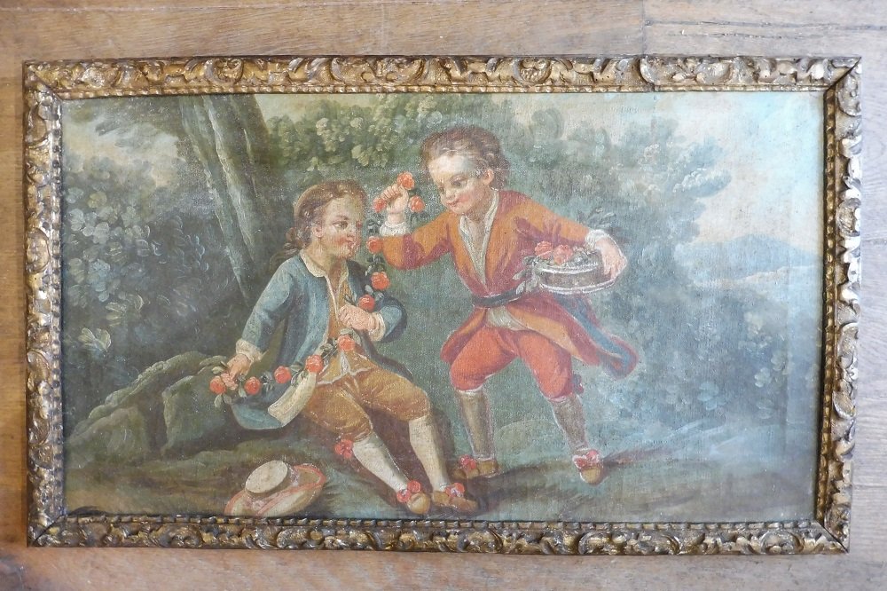 Oil  On Canvas  Frpm The French School Of The 18th Century 