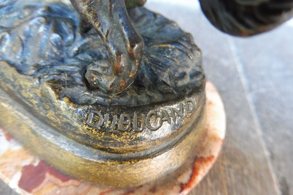 Bronze Sculpture Signed Dubucand 19  Century  -photo-3