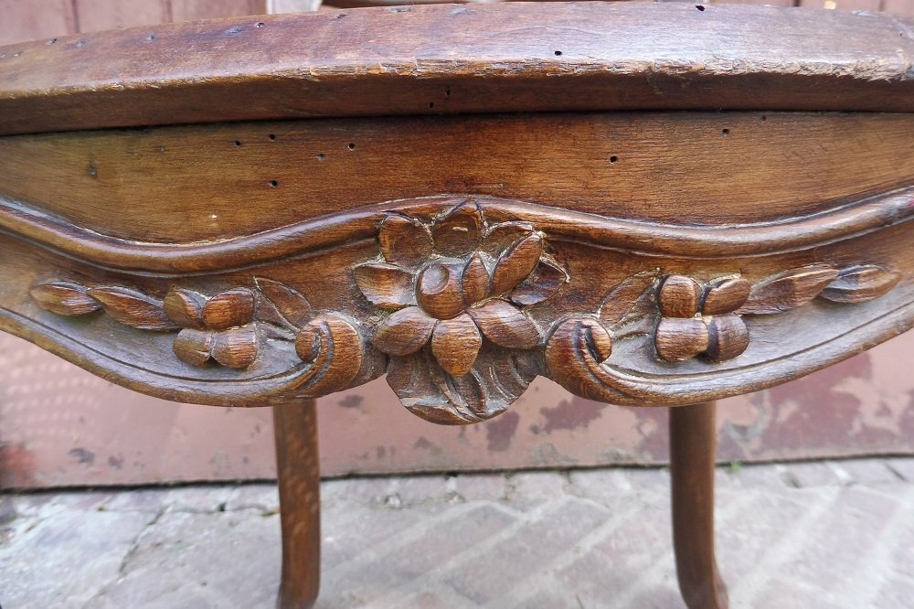Louis XV-era Cane-seated Cabriolet Chair-photo-4