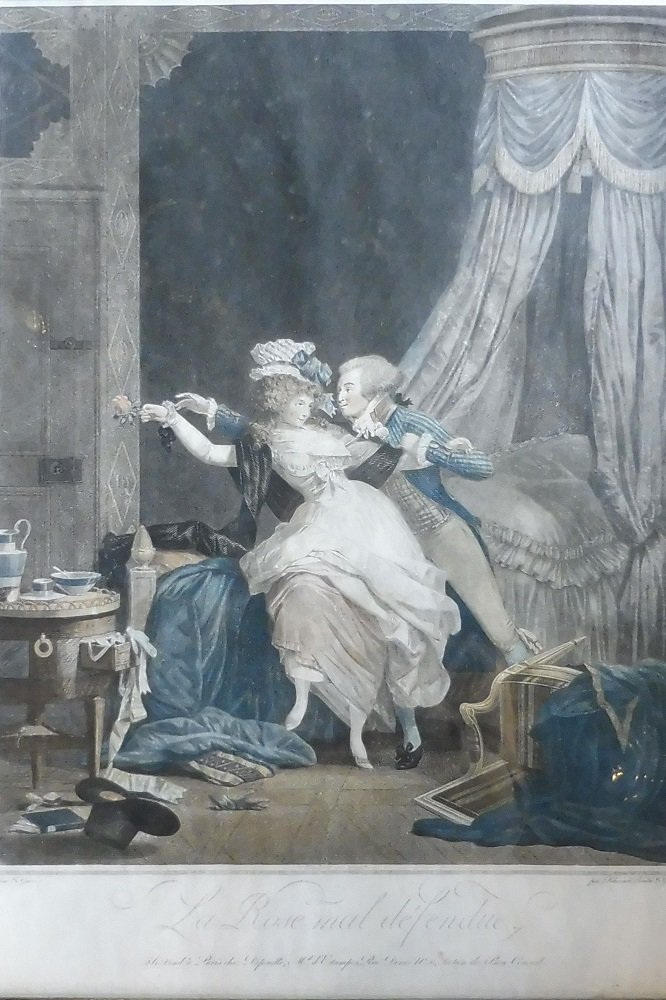 gravure 18 eme  par Debucourt  -photo-2