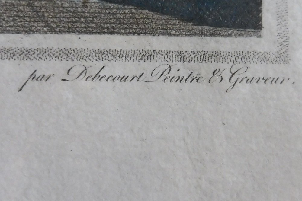 gravure 18 eme  par Debucourt  -photo-3