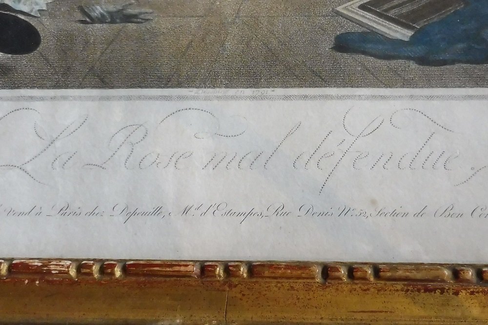 gravure 18 eme  par Debucourt  -photo-4