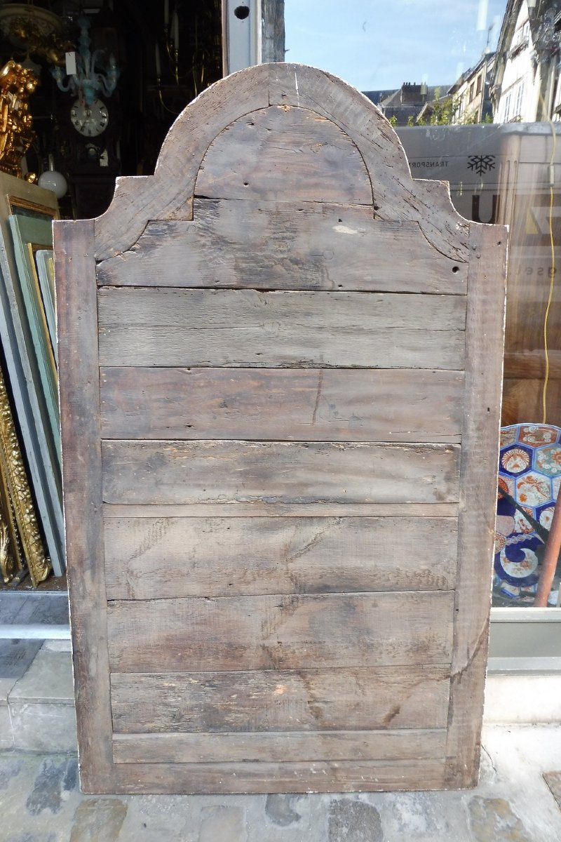 Trumeau  orné  d'une  peinture   18 eme -photo-1