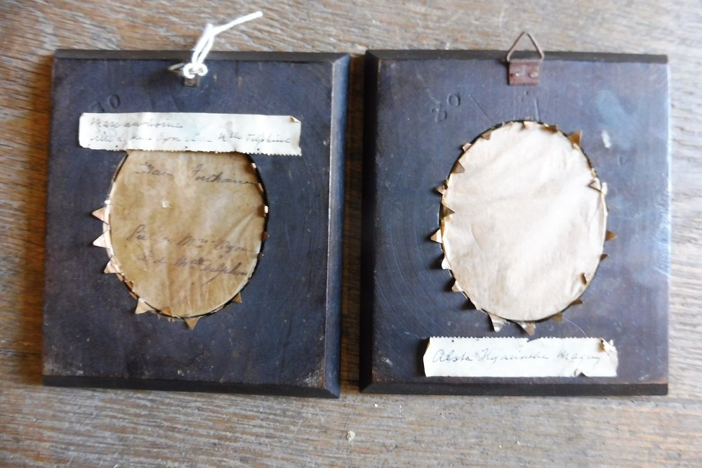paire de  miniatures sur  ivoire  d'époque  Empire -photo-4