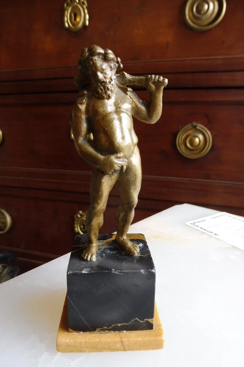 Bronze Sculpture, 19th Century, "hercules Farnese"  