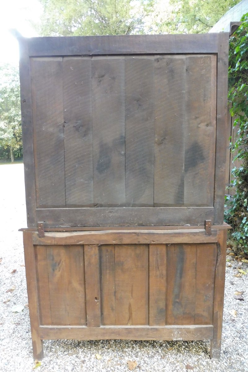 19th-century Norman Carved Oak Sideboard And Dresser-photo-3