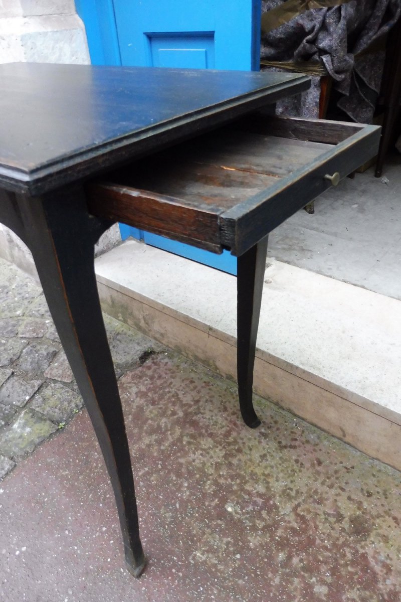  Black Painted Table-photo-1