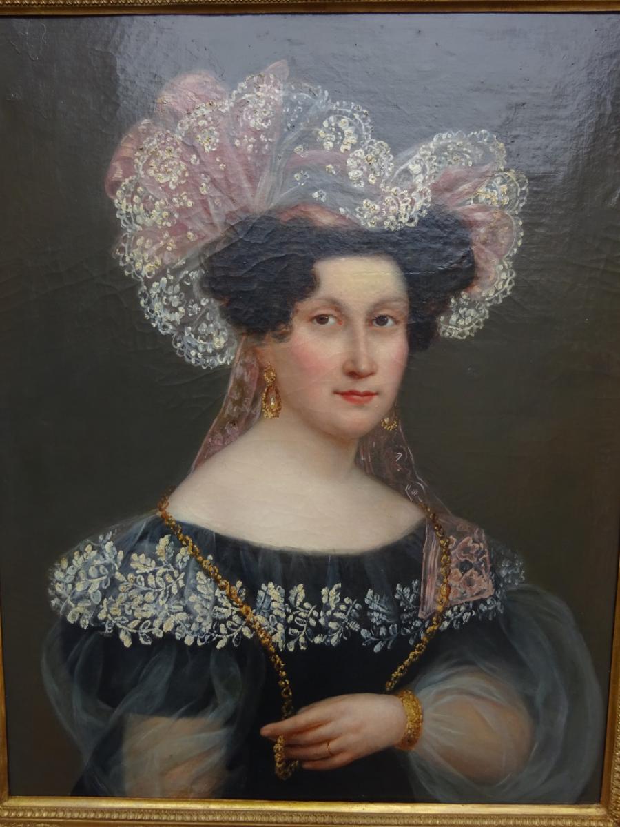  Portrait Of Woman Around 1830-photo-2