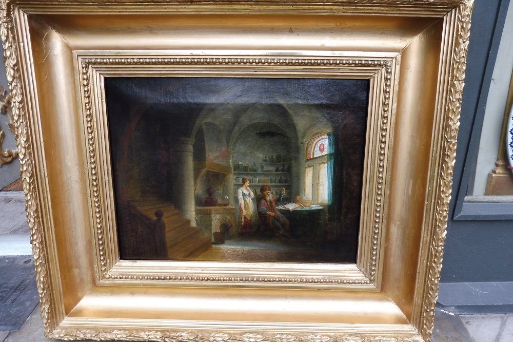 Oil On Canvas From The Early 19 Century  French  School  After  Salomon De Koninck  