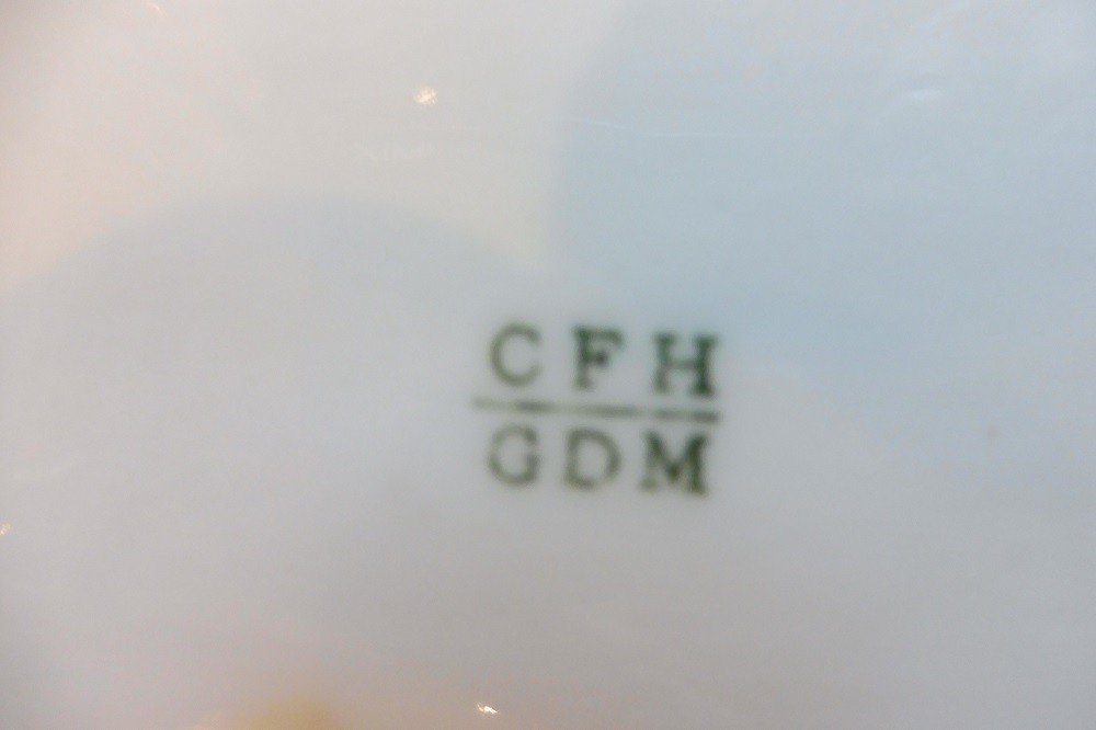 Important Plat  En Porcelaine De Limoges  Vers 1900-photo-3