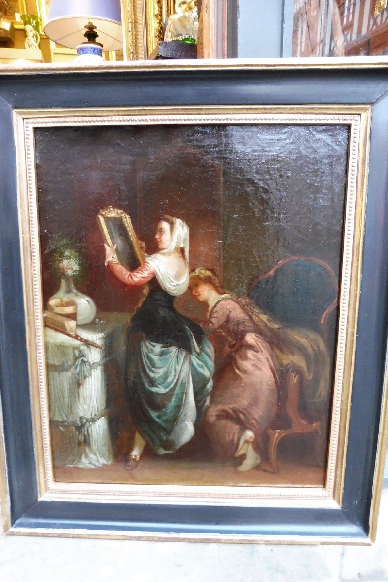 Oil On Canvas From The French School Around 1840