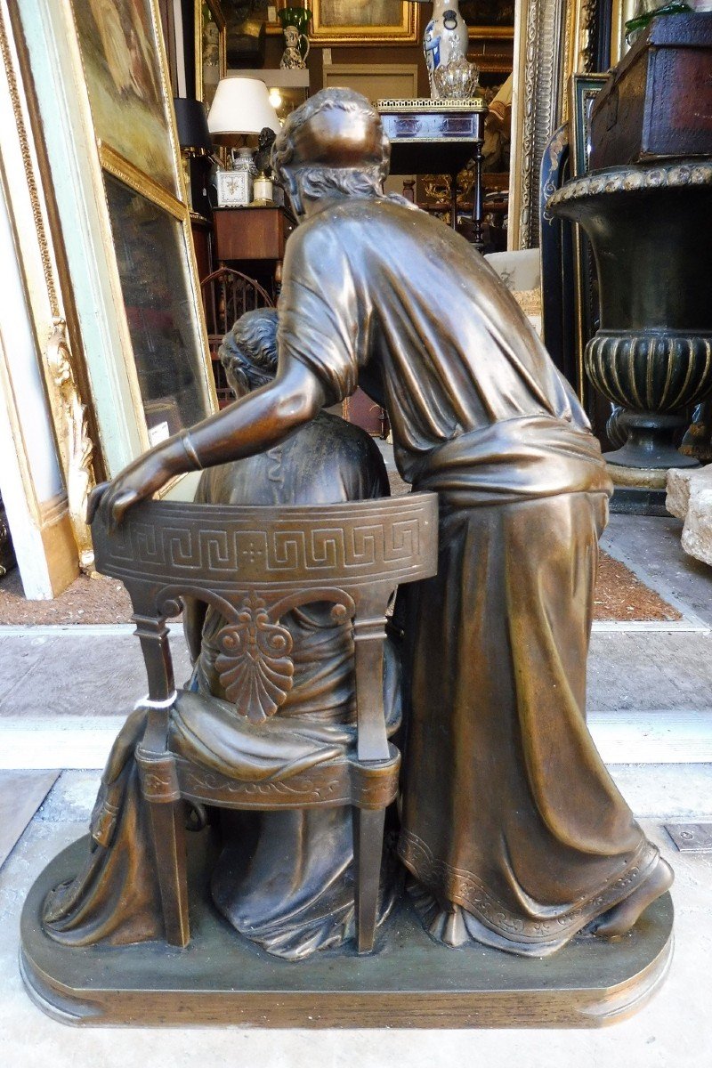 Important  Sculpture In Bronze Signed Grégoire -photo-2