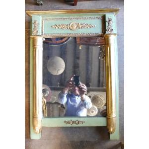 Empire Gilded Wood Mirror 