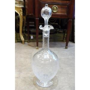 Carafe  en cristal de Baccarat  19 eme