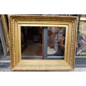 Important 19th Century Barbizon Frame In Gilded Stucco 