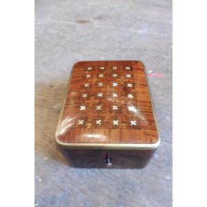 Rosewood Veneer And Mother-of-pearl Box, Second Empire  