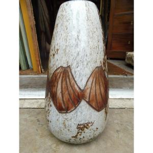 Vase en pâte de verre  art déco  signé  Legras 
