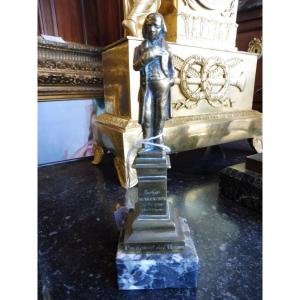 Bronze Statuette Representing George Washington, 19th Century  