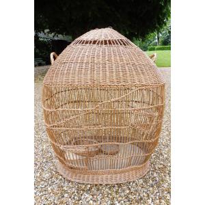 Important Rattan Birdcage 1900
