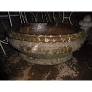 18th Century Molded Marble Basin  