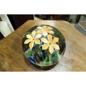 Boule presse papier sulfure   20 eme  