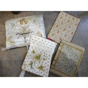 Four Embroidered Works Circa 1900