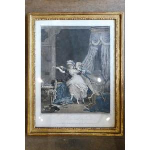 gravure 18 eme  par Debucourt  