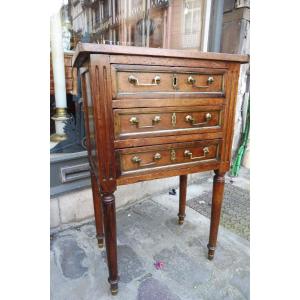 Louis XVI-style Walnut Chest Of Drawers