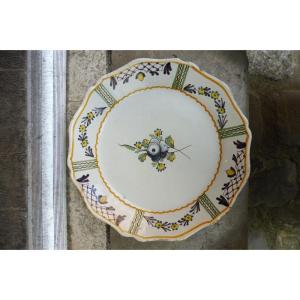 Nevers Earthenware Plate, Revolutionary Period