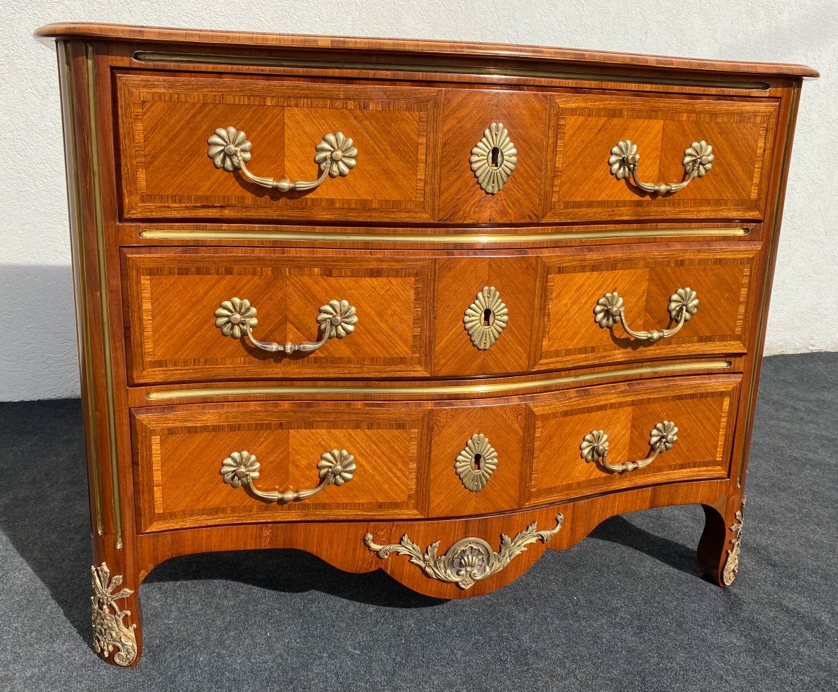 Louis XIV Commode In Marquetry