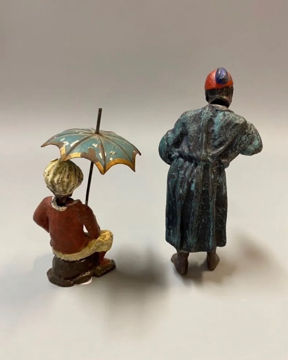 Two Polychrome Vienna Bronzes-photo-4