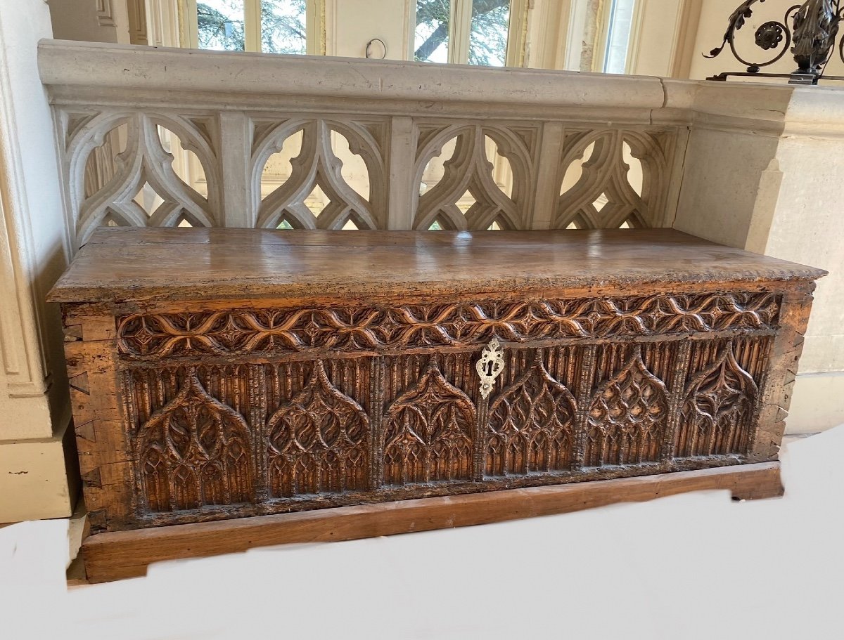 Flamboyant Gothic Period Chest