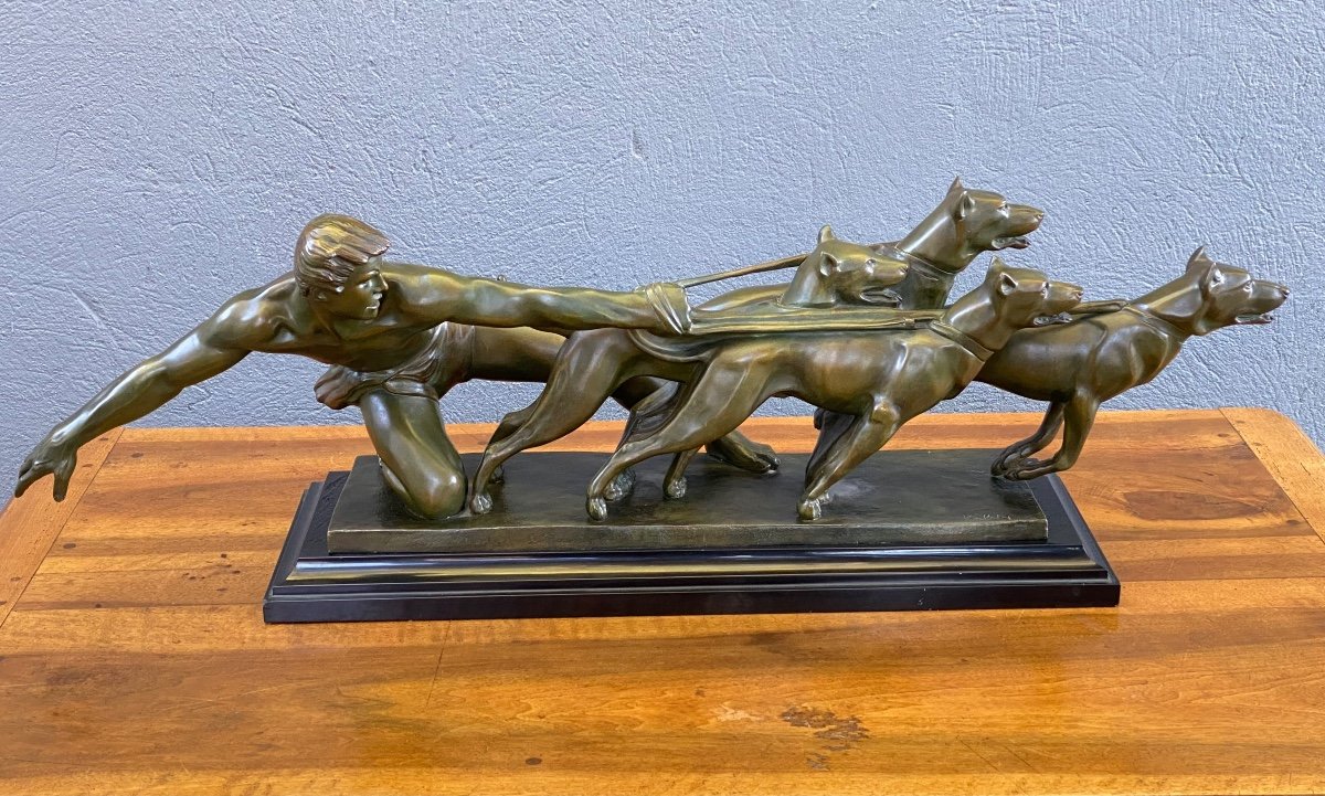 Alexandre KELETY (1874-1940). Sculpture Art déco en bronze -photo-2