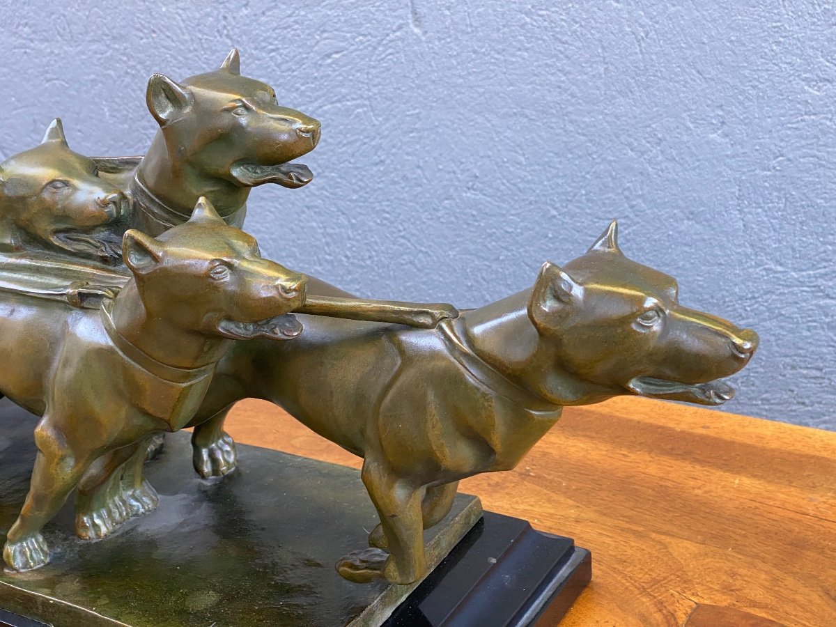 Alexandre KELETY (1874-1940). Sculpture Art déco en bronze -photo-4