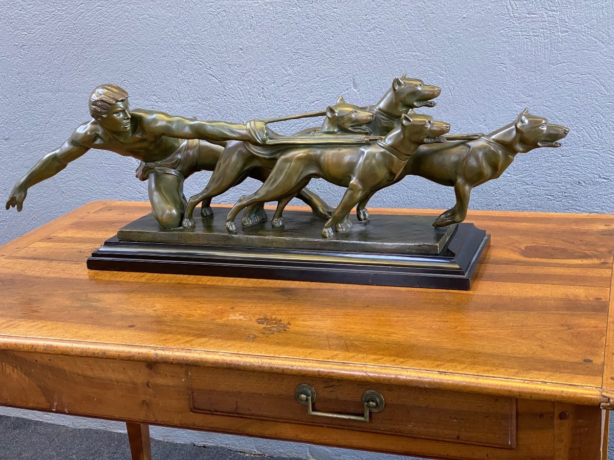 Alexandre KELETY (1874-1940). Sculpture Art déco en bronze 