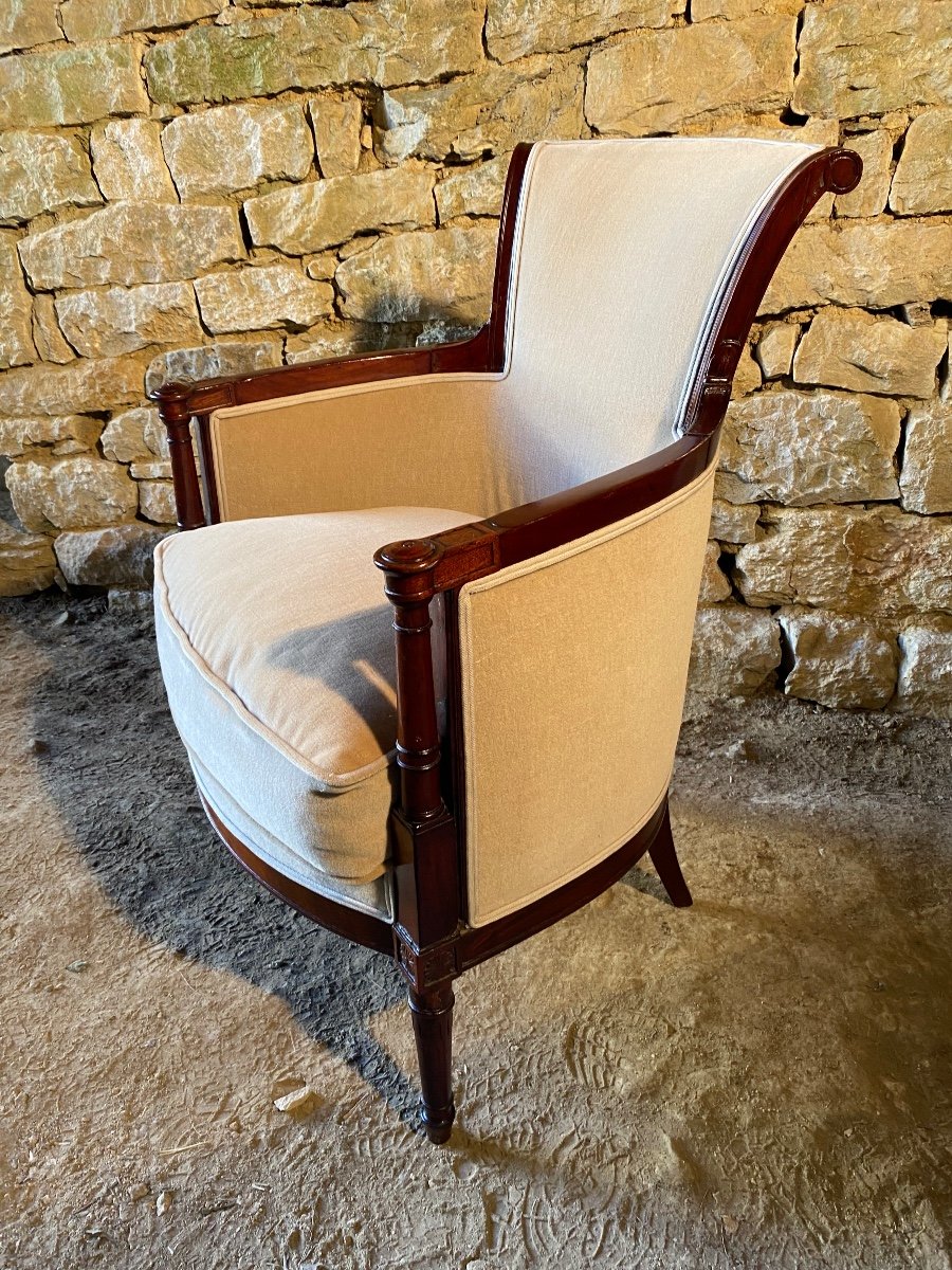 Bergère D’époque Consulat Estampillée Demay-photo-2