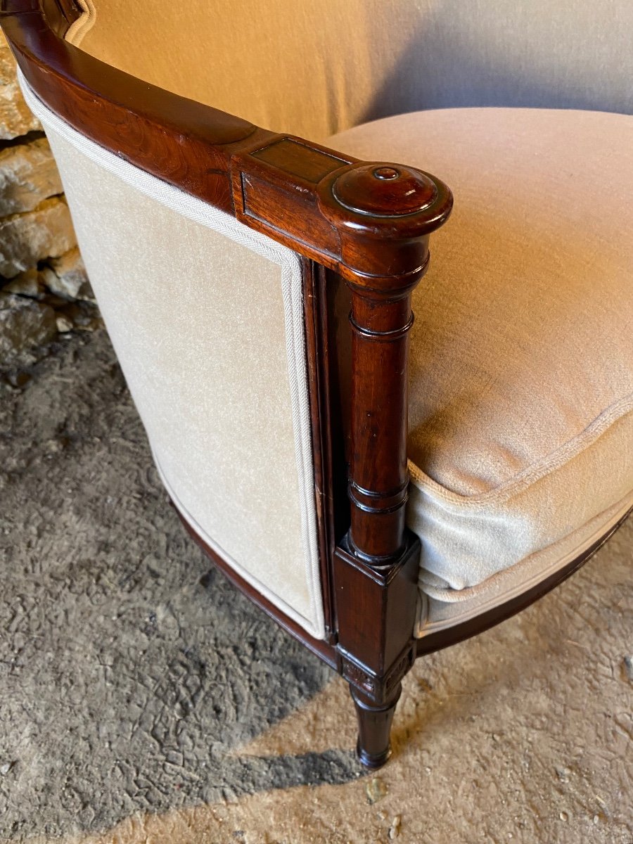 Bergère D’époque Consulat Estampillée Demay-photo-2