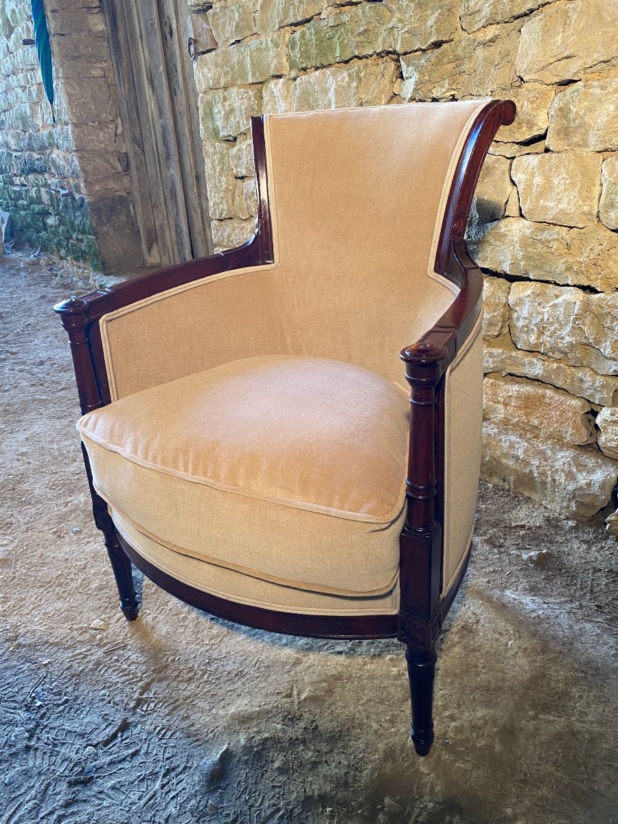 Bergère D’époque Consulat Estampillée Demay-photo-5