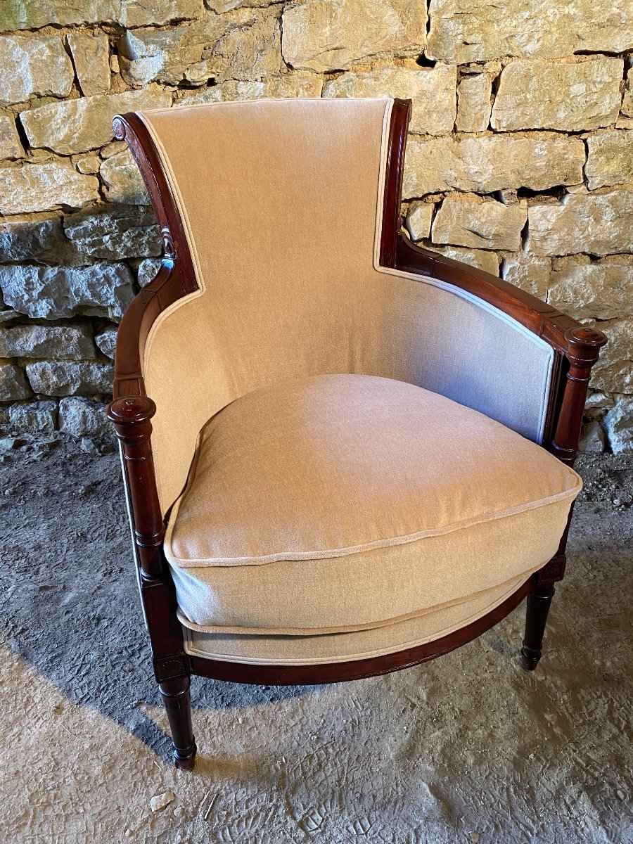 Bergère D’époque Consulat Estampillée Demay-photo-6