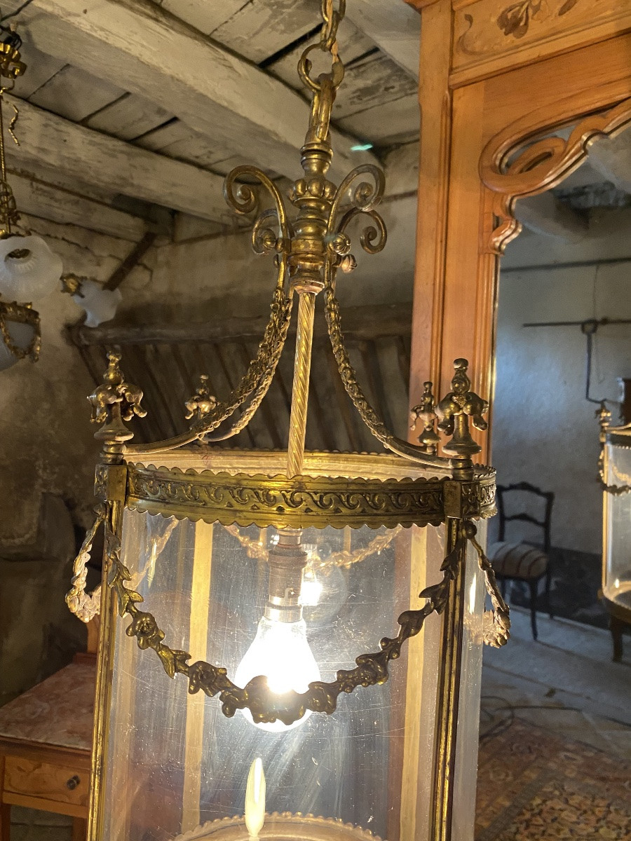 Louis XVI Bronze Lantern -photo-3
