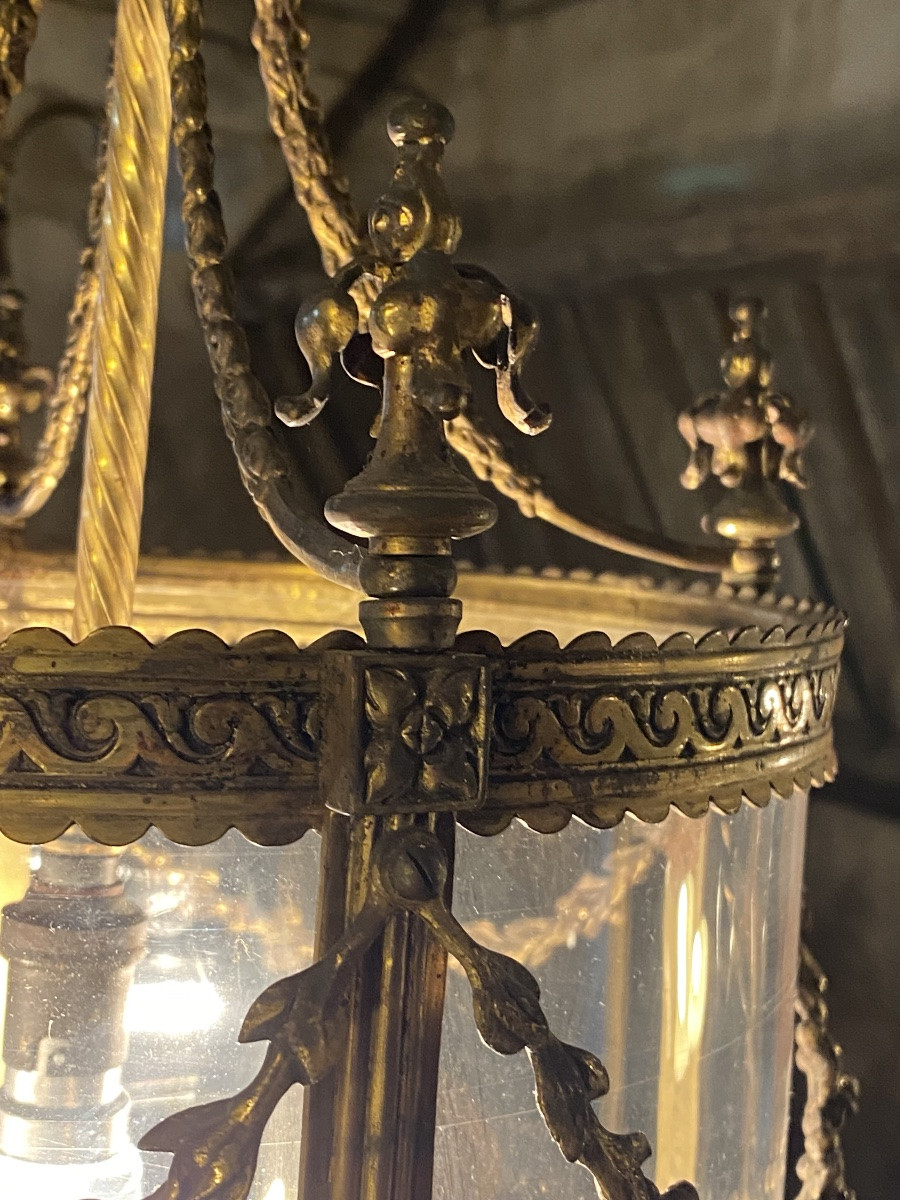 Louis XVI Bronze Lantern -photo-1