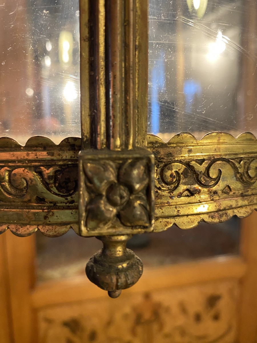 Louis XVI Bronze Lantern -photo-2