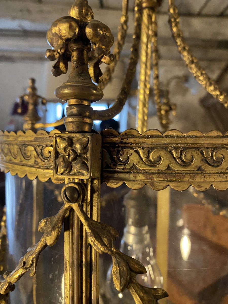 Louis XVI Bronze Lantern -photo-7
